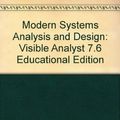 Cover Art for 9780131454651, Modern Systems Analysis and Design: Visible Analyst 7.6 Educational Edition by Jeffrey A. Hoffer