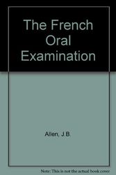 Cover Art for 9780333220504, The French Oral Examination by J.B. Allen