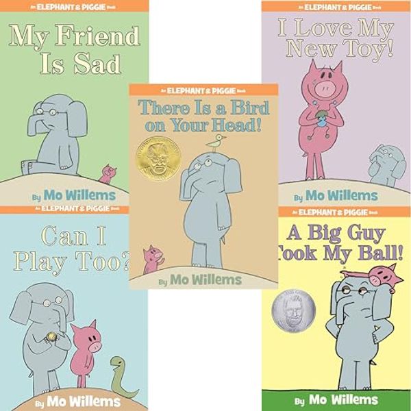 Cover Art for B00UDUAD9U, Elephant & Piggie Set of 5 Books: There Is a Bird on Your Head!, Elephant & Piggie: Can I Play Too?, Elephant & Piggie: My Friend Is Sad, Elephant & Piggie: I Love My New Toy!, Elephant & Piggie: A Big Guy Took My Ball! by Mo Willems
