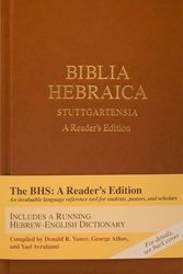 Cover Art for B017YC4KMU, Biblia Hebraica Stuttgartensia: A Reader's Edition (Hebrew Edition) (Hebrew and English Edition) by Donald A. Vance George Athas Yael Avrahami(2015-01-01) by Unknown