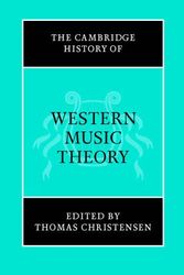 Cover Art for 9780521686983, The Cambridge History of Western Music Theory by Thomas Christensen