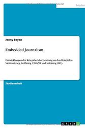 Cover Art for 9783640581825, Embedded Journalism by Jenny Beyen