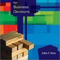 Cover Art for 9780077212797, Spreadsheet Modeling for Business Decisions by John Kros