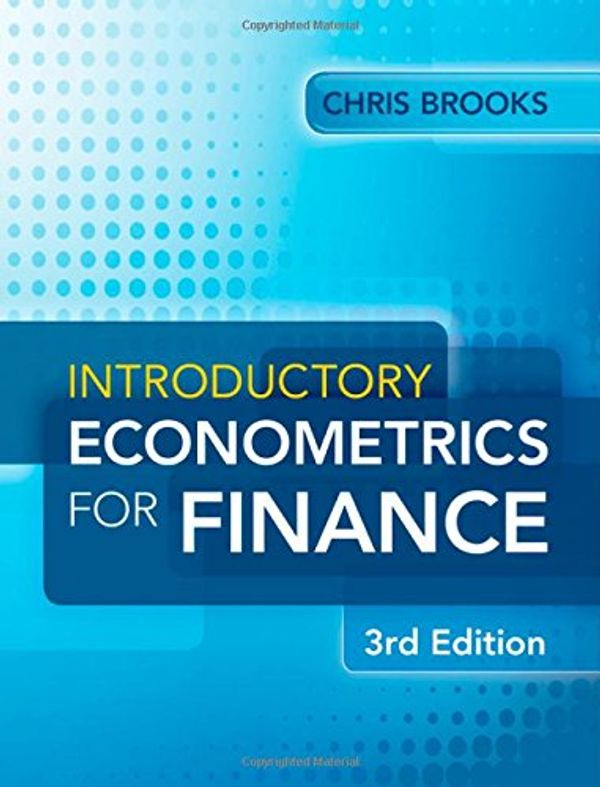 Cover Art for 9781107034662, Introductory Econometrics for Finance by Chris Brooks