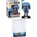 Cover Art for B084ZVST5V, Death Watch Mandalorian [Two Stripes] (GameStop Exc): Funk o Pop! Vinyl Figure Bundle with 1 Compatible 'ToysDiva' Graphic Protector (354 - 46091 - B) by Unknown