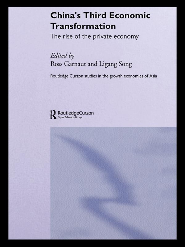 Cover Art for 9781134392100, China's Third Economic Transformation by Ross Garnaut