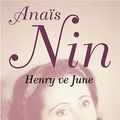 Cover Art for 9789752899643, Henry ve June by Anais Nin