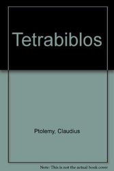 Cover Art for 9780912504315, Tetrabiblos by Ptolemy