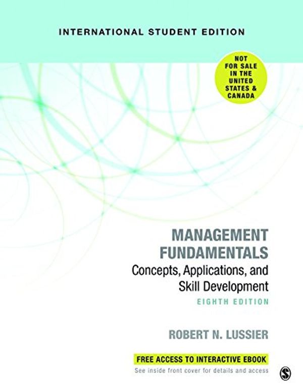 Cover Art for 9781544331331, Management Fundamentals: Concepts, Applications, and Skill Development by Robert N. Lussier