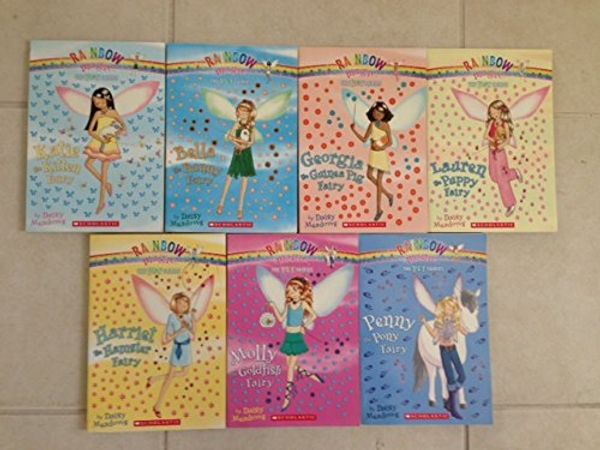 Cover Art for 9780545164993, The Pet Fairies Complete Set, Books 1-7: Katie the Kitten Fairy, Bella the Bunny Fairy, Georgia the Guinea Pig Fairy, Lauren the Puppy Fairy, Harriet the Hamster Fairy, Molly the Goldfish Fairy, and Penny the Pony Fairy (Rainbow Magic) by Daisy Meadows