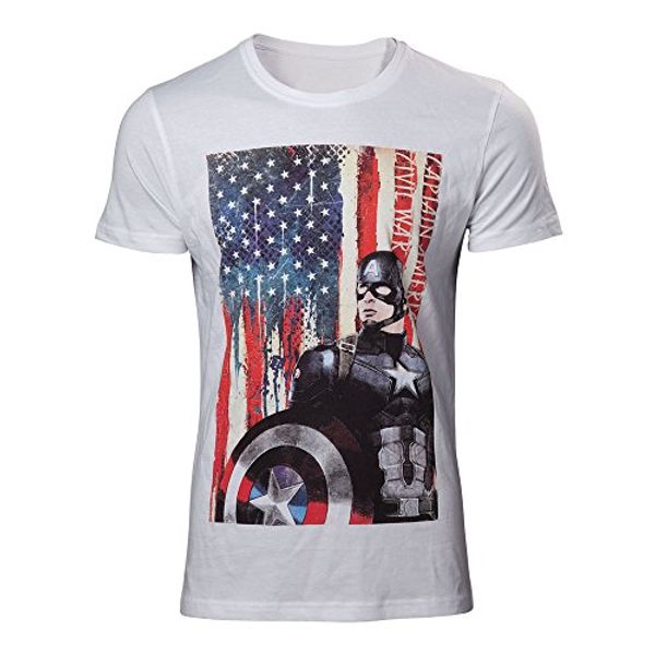 Cover Art for 8718526524772, Marvel Comics Captain America: Civil War Stars And Stripes Medium T-sh by 