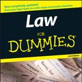 Cover Art for 9781118054086, Law For Dummies by John Ventura