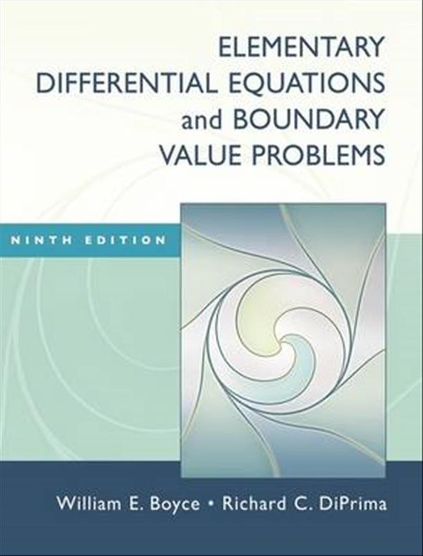 Cover Art for 9780470383346, Elementary Differential Equations and Boundary Value Problems by William E. Boyce, Richard C. DiPrima