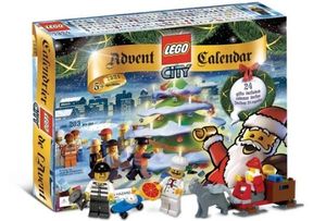 Cover Art for 0673419076043, City Advent Calendar Set 7324 by Lego