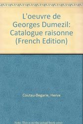 Cover Art for 9782717835489, L'Uvre de Georges Dumezil by Hervé Coutau-Bégarie