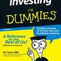 Cover Art for 9780764524318, Investing for Dummies by Eric Tyson