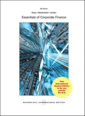 Cover Art for 9781259254802, Essentials of Corporate Finance by Stephen A. Ross