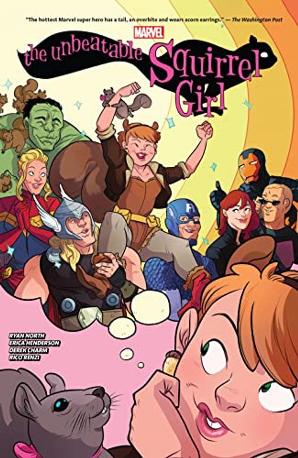 Cover Art for B0BLT3TGRN, The Unbeatable Squirrel Girl Omnibus (Unbeatable Squirrel Girl Collection) by North, Ryan, Zdarsky, Chip, Murray, Will, Henderson, Erica, Magruder, Nilah