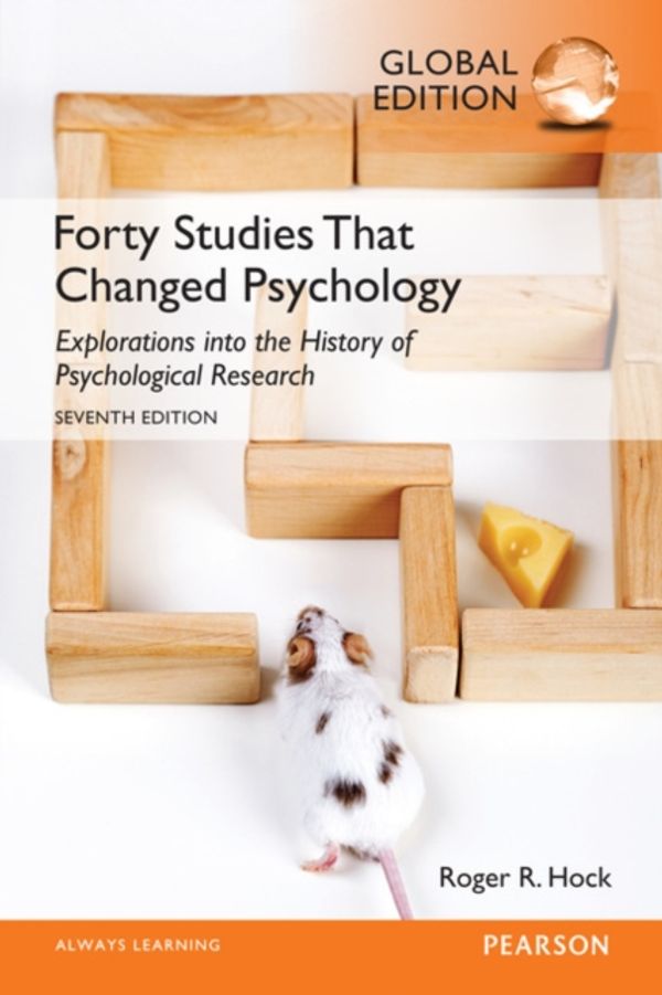Cover Art for 9781292070964, FORTY STUDIES THAT CHANGED PSYCHOLOGY by Roger R. Hock