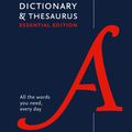 Cover Art for 9780008309404, Collins English Dictionary and Thesaurus Essential edition: All-in-one support for everyday use by Collins Dictionaries