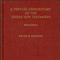 Cover Art for 9783438060105, Textual Commentary Greek NT by Bruce M. Metzger