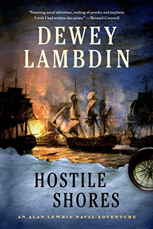 Cover Art for B008RLTZ0U, Hostile Shores: An Alan Lewrie Naval Adventure (Alan Lewrie Naval Adventures Book 19) by Dewey Lambdin