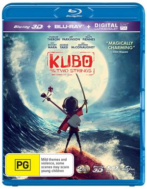 Cover Art for 9317731127793, Kubo And The Two Strings (3D Blu-ray/Blu-ray/UV) by Art Parkinson,Charlize Theron,Matthew McConaughey,Travis Knight