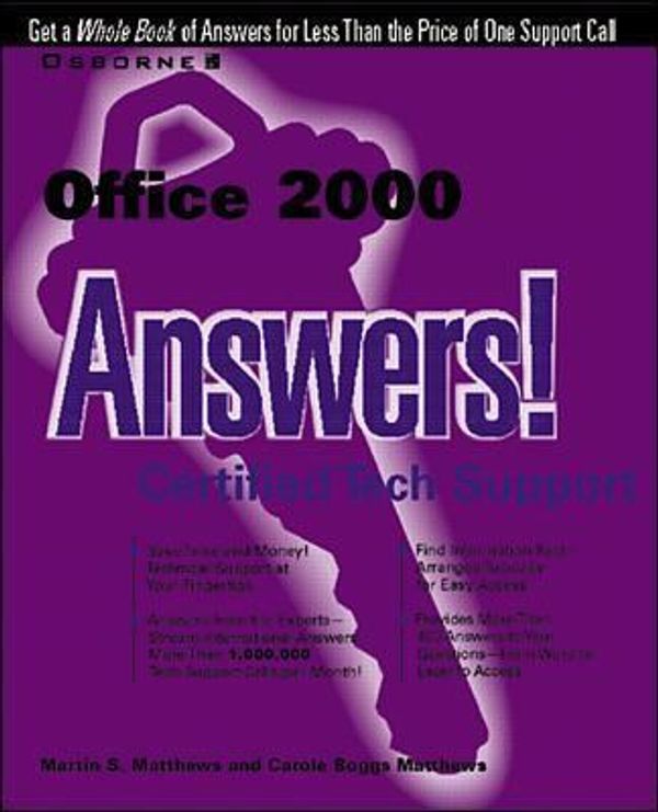 Cover Art for 0783254030176, Office 2000 Answers! by Martin S. Matthews