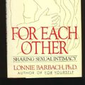 Cover Art for 9780385172967, For Each Other: Sharing Sexual Intimacy by Lonnie Garfield Barbach