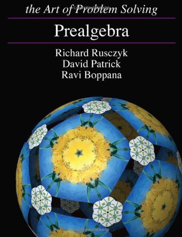 Cover Art for 9781934124215, Prealgebra by Richard Rusczyk, David Patrick, Ravi Boppana