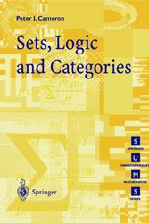 Cover Art for 9781852330569, Sets, Logic and Categories by Peter J. Cameron