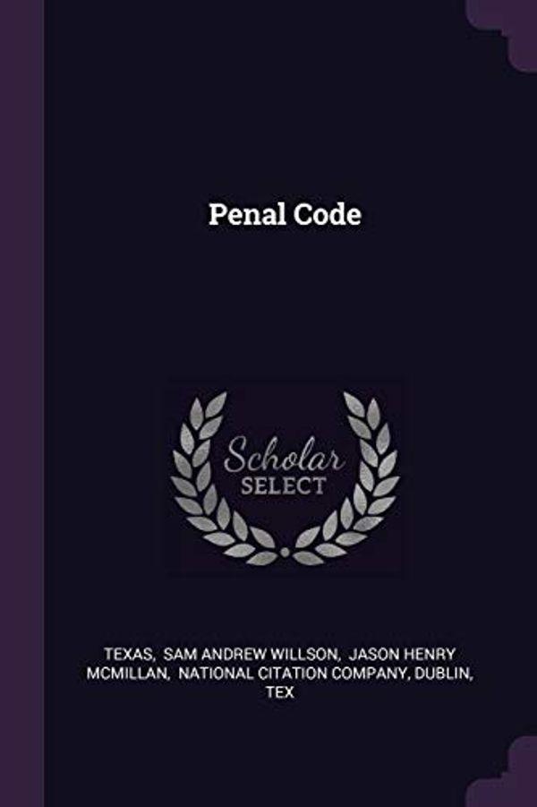 Cover Art for 9781378505953, Penal Code by Unknown