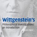 Cover Art for 9780521891325, Wittgenstein's Philosophical Investigations by David G. Stern