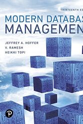 Cover Art for 9780134773650, Modern Database Management by Jeff Hoffer, Ramesh Venkataraman, Heikki Topi