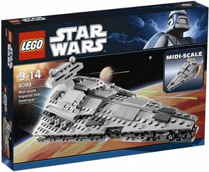 Cover Art for 0673419129145, Midi-scale Imperial Star Destroyer Set 8099 by LEGO