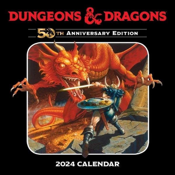 Cover Art for 9781524883782, Dungeons & Dragons 2024 Wall Calendar: 50th Anniversary Edition by Wizards of the Coast