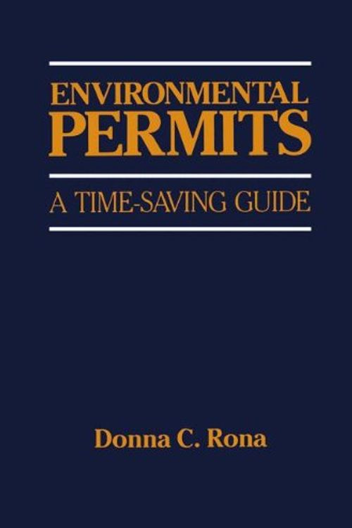 Cover Art for 9780442278380, Environmental Permits by D.C. Rona