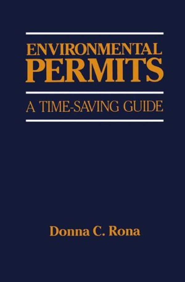 Cover Art for 9780442278380, Environmental Permits by D.C. Rona