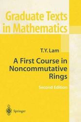 Cover Art for 9780387951836, A First Course in Noncommutative Rings by Tsit-Yuen Lam