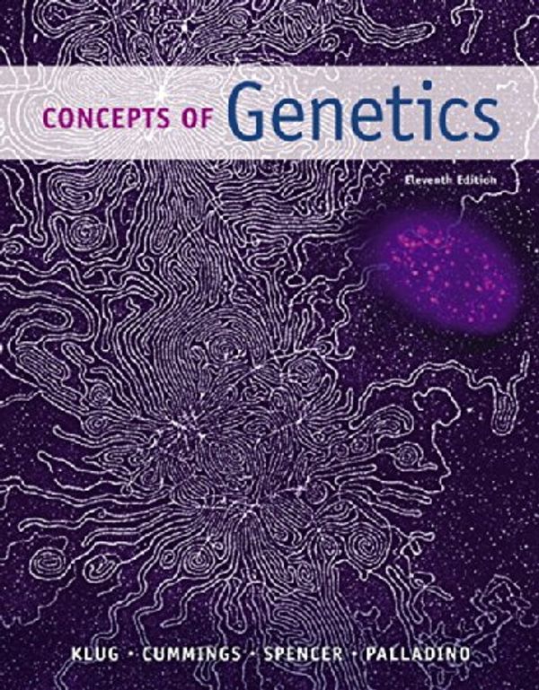 Cover Art for 9780321948915, Concepts of Genetics by William S. Klug, Michael R. Cummings, Charlotte A. Spencer, Michael A. Palladino
