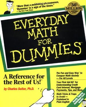 Cover Art for 9781568842486, Everyday Math for Dummies by Charles Seiter
