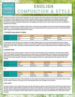 Cover Art for 9781681850252, English Composition & Style (Speedy Study Guides) by Speedy Publishing LLC