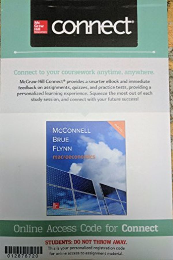 Cover Art for 9781259915680, Connect Access Card for Macroeconomics by Campbell McConnell, Stanley Brue, Sean Flynn