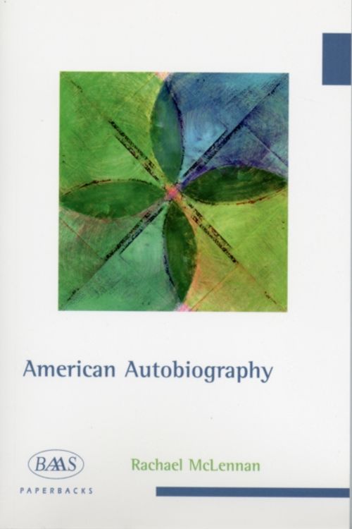 Cover Art for 9780748644605, American Autobiography by Rachael McLennan