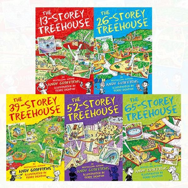 Cover Art for 9789123491537, Treehouse Books Collection Andy Griffiths 4 Books Bundle (The 65-Storey Treehouse, The 52-Storey Treehouse, The 39-Storey Treehouse, The 13-Storey Treehouse) by Andy Griffiths
