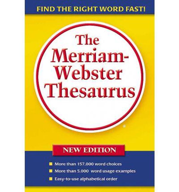 Cover Art for 9780756953966, The Merriam-Webster Thesaurus by Merriam-Webster