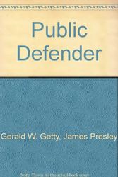 Cover Art for 9780448010236, Public defender by Gerald W. Getty