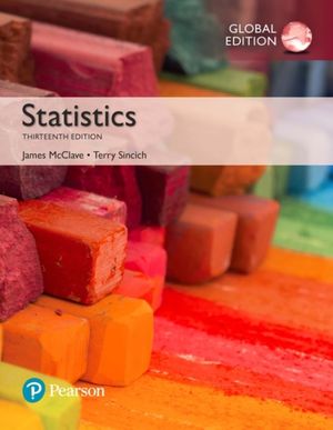 Cover Art for 9781292161556, Statistics, Global Edition by James McClave, Terry Sincich