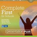 Cover Art for 9781107685291, Complete First for Schools Presentation Plus Dvd-rom by Brook-Hart, Guy, Barbara Thomas, Amanda Thomas