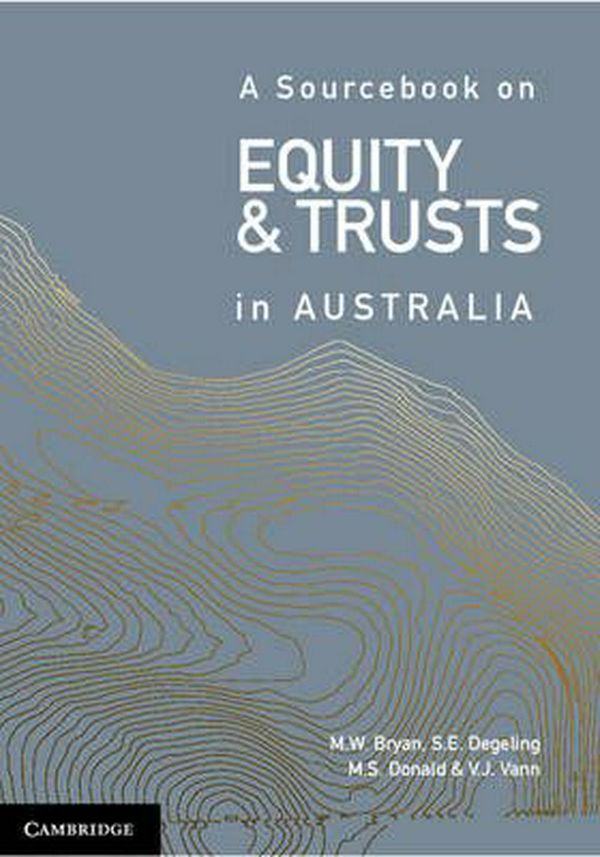 Cover Art for 9781107663213, A Sourcebook on Equity and Trusts in Australia by Michael Bryan
